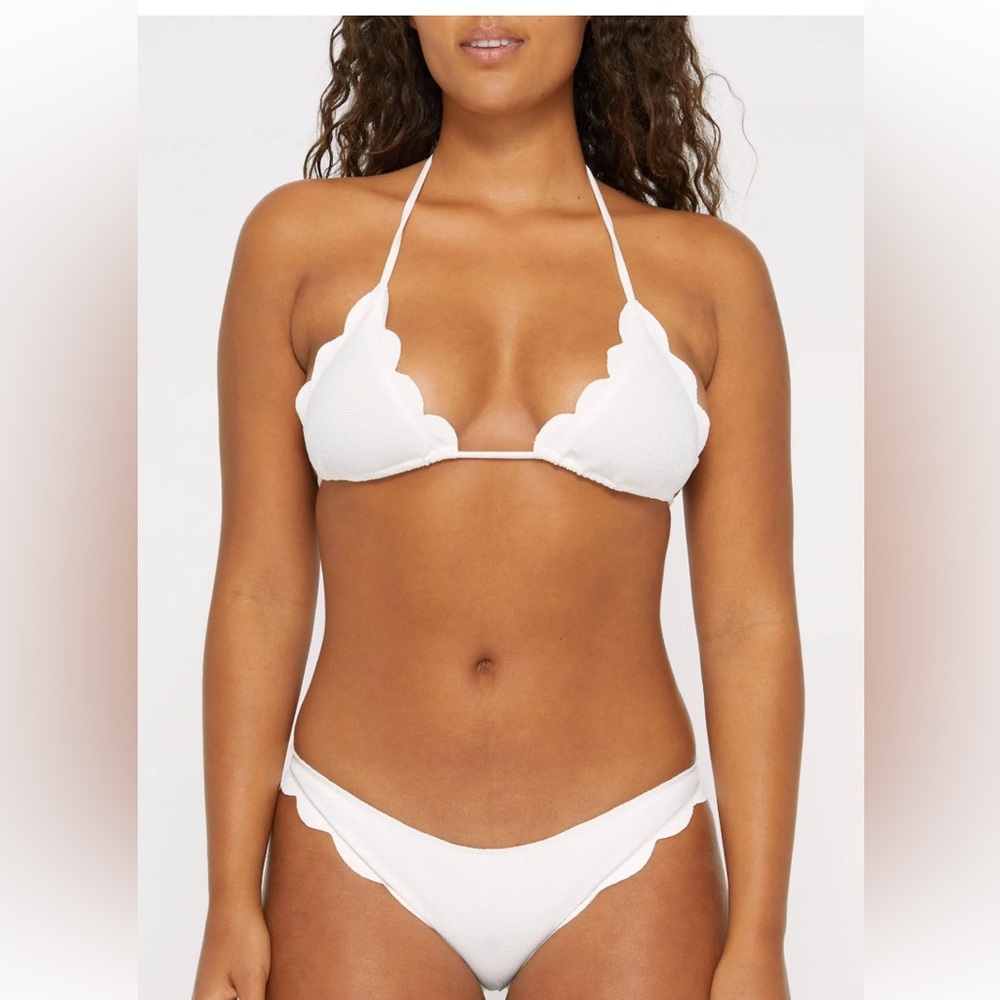 Marysia Broadway Swimsuit Top and Bottom in color Coconut, Size S, NWT
